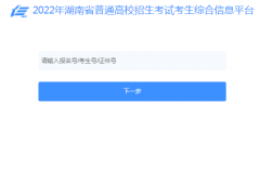 湖南永州2022年艺术类专业统考成绩查询入口（已开通）